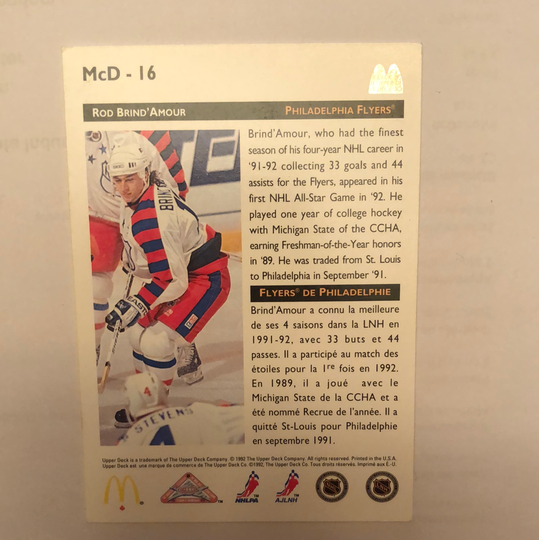 Rod Brind’Amour #McD-16