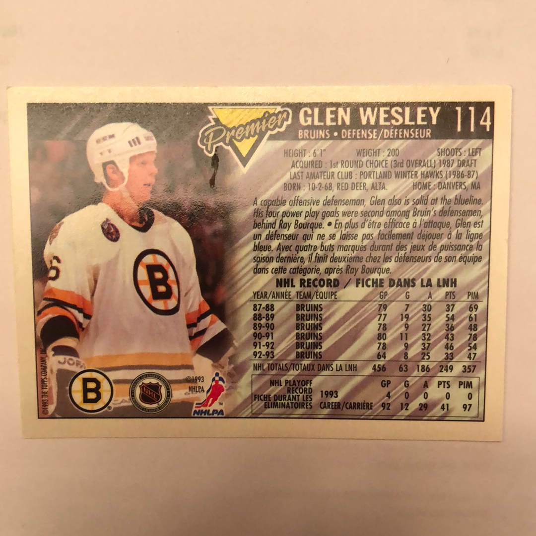 Glen Wesley #114