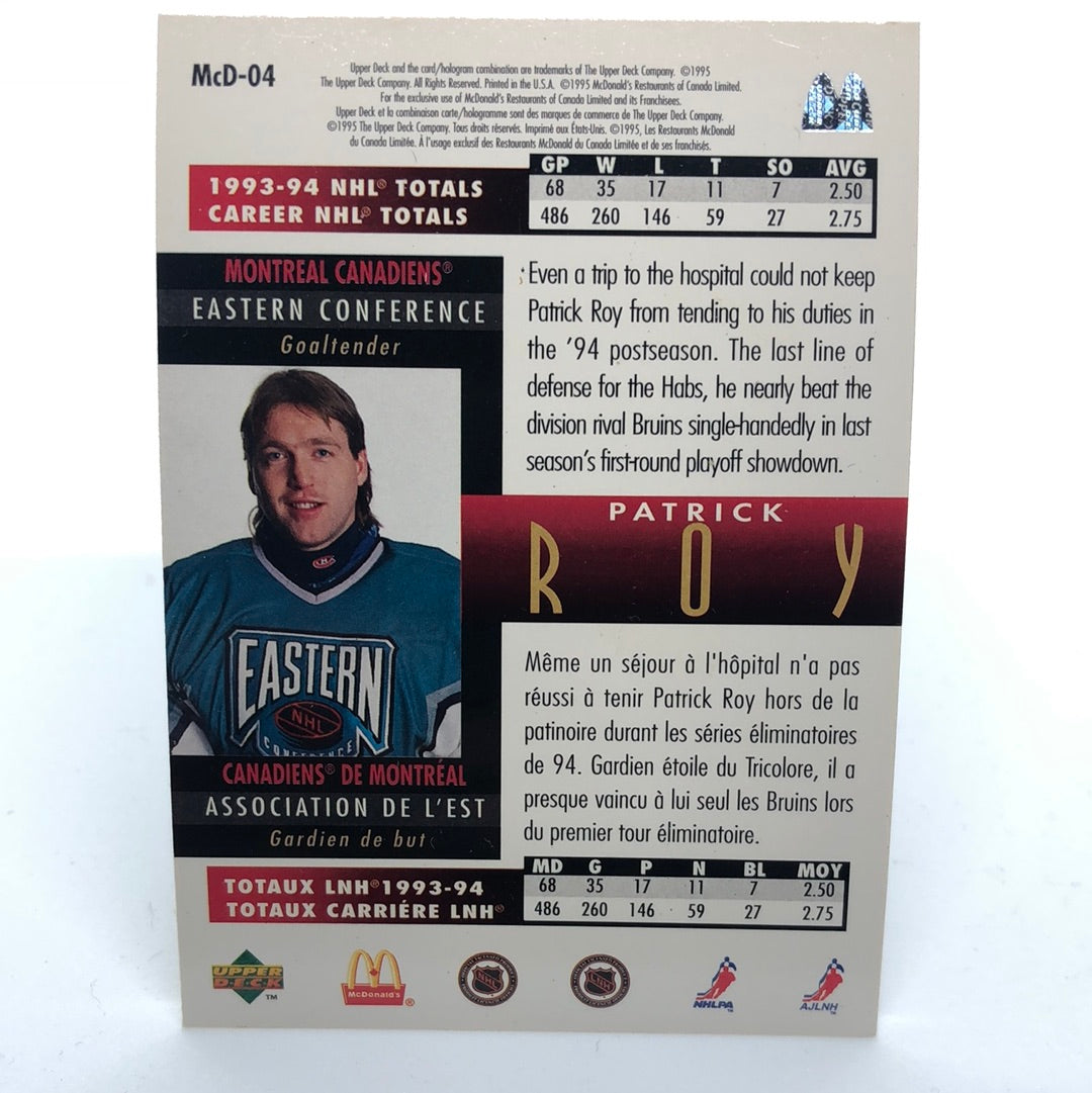 Patrick Roy McD04