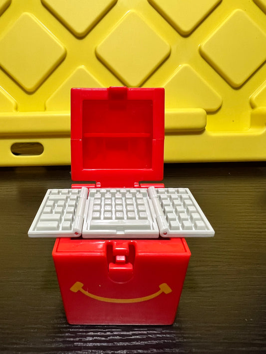 1999 McDonald's Food Foolers Happy Meal Toy #1 - Happy Meal Box Computer