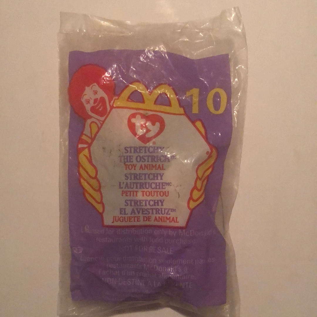 1999 TY Beanie Baby Stretchy The Ostrich #10