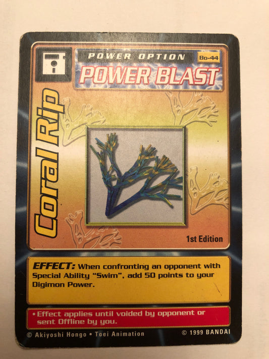 Coral Rip Power Blast 1st Edition
