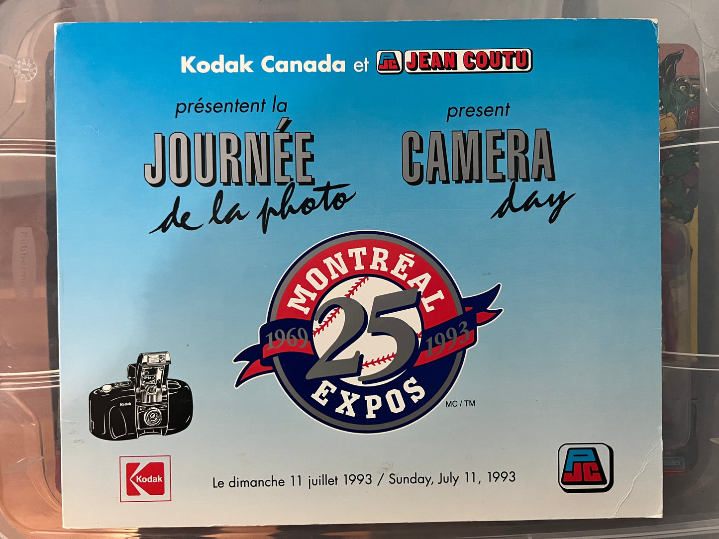 Montreal Expos 1969-1993 25 years Camera Day team picture