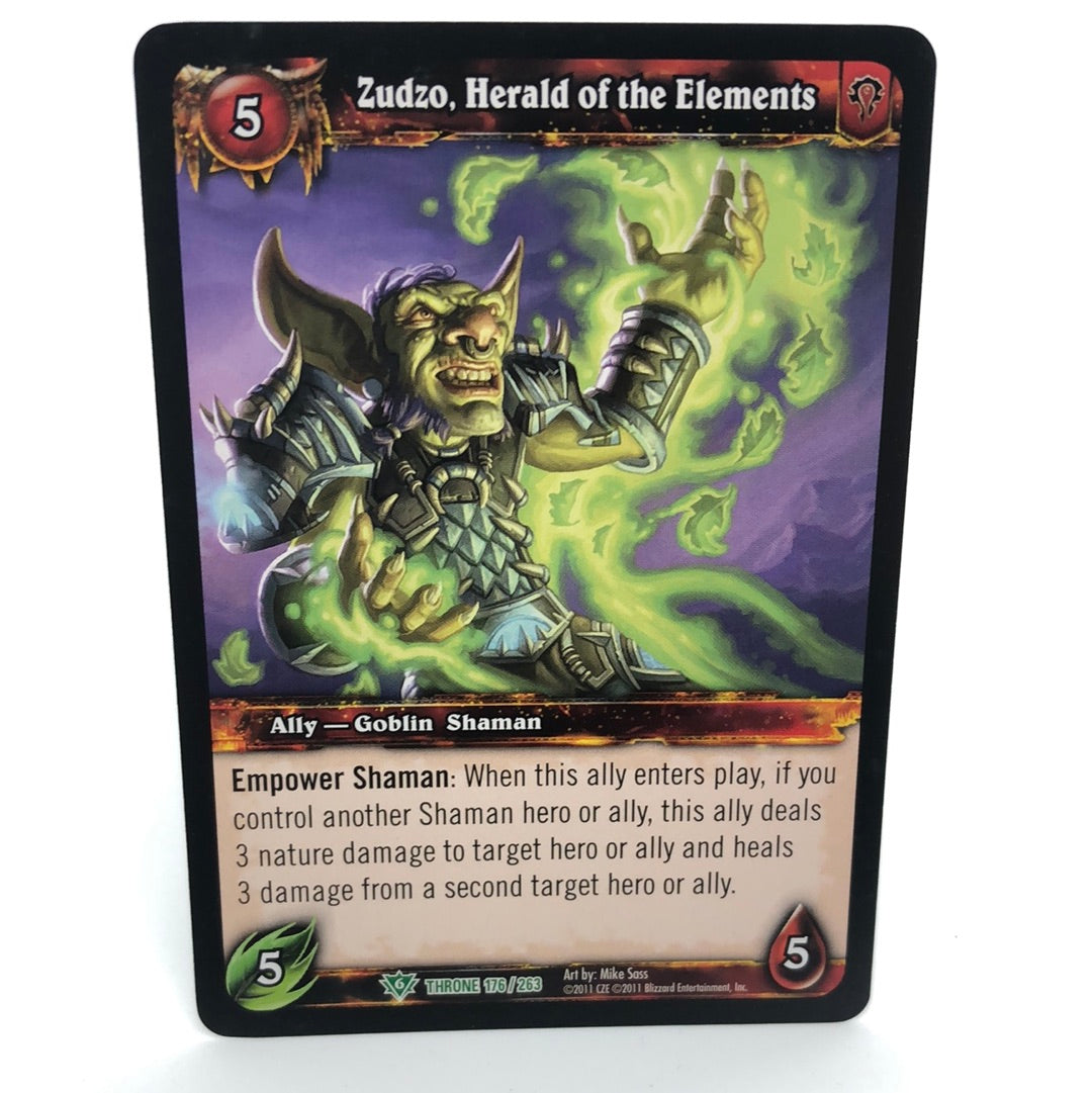 Zudzo, Herald of the Elements