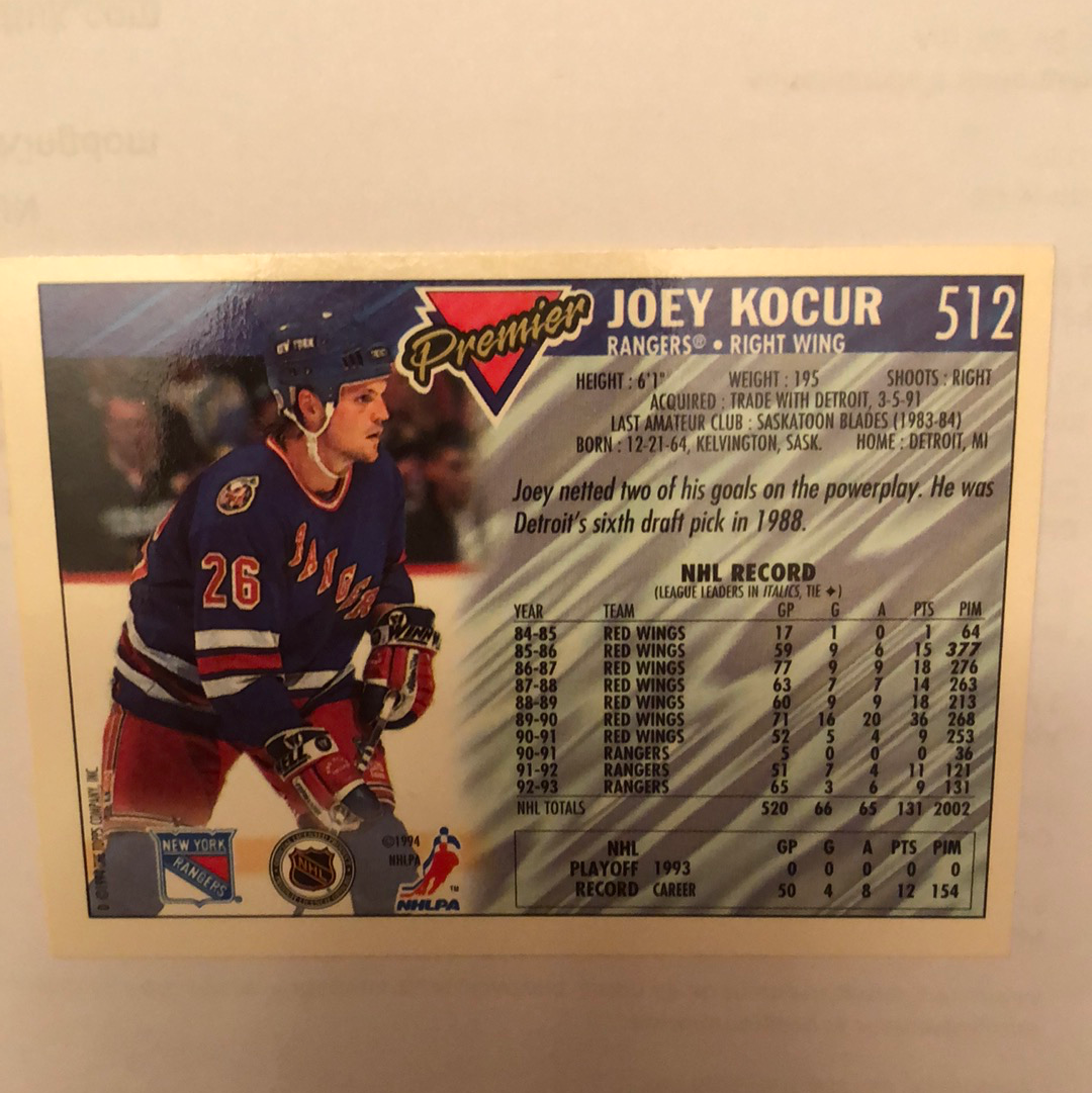 Joey Kocur #512