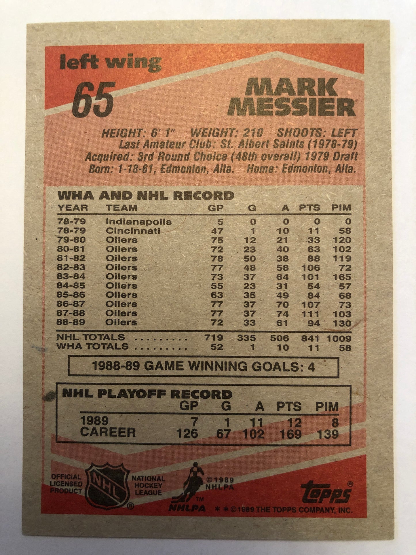 Mark Messier #65