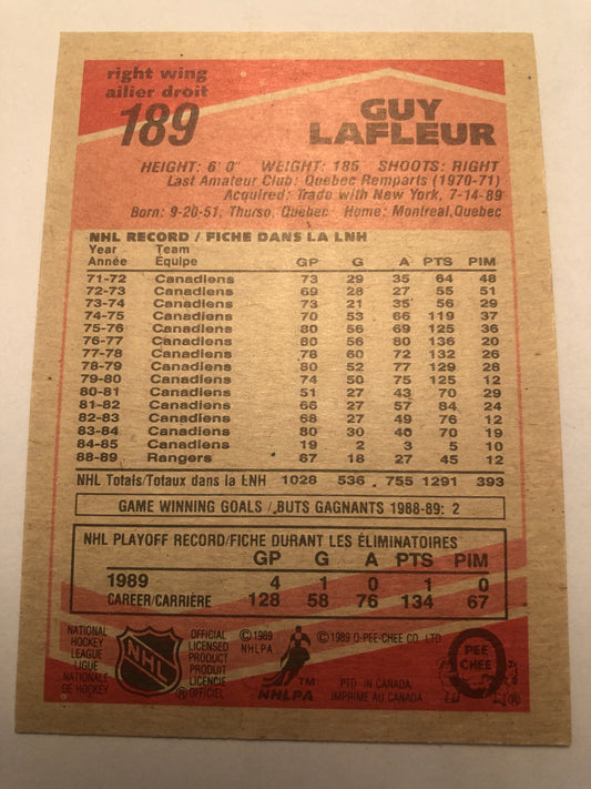 Guy Lafleur #189