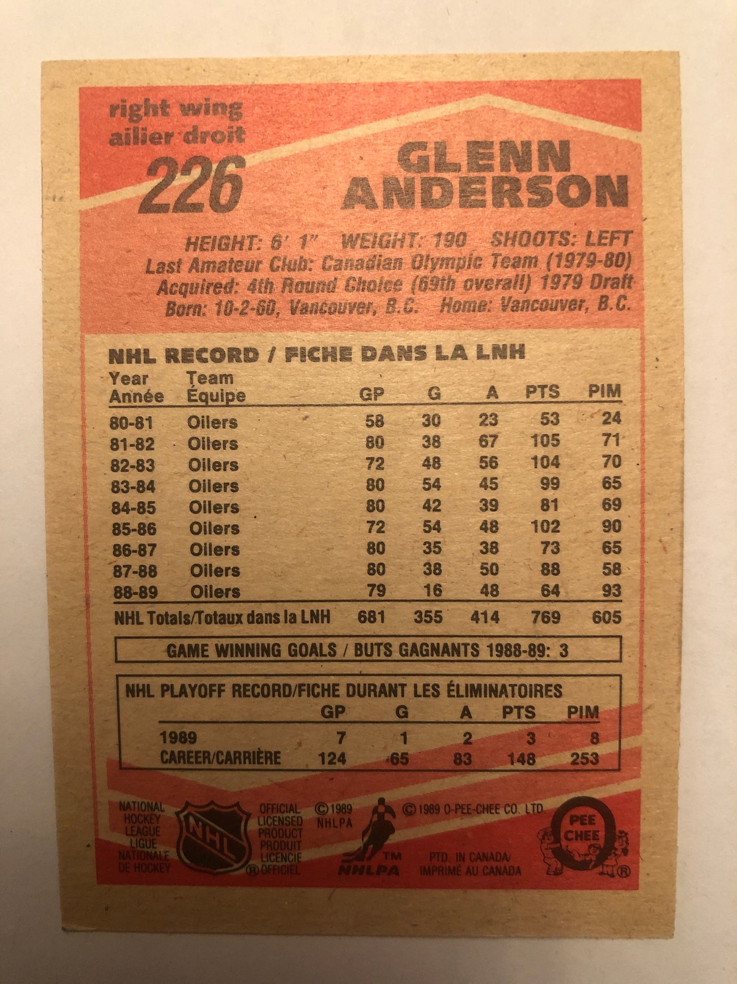 Glenn Anderson #226