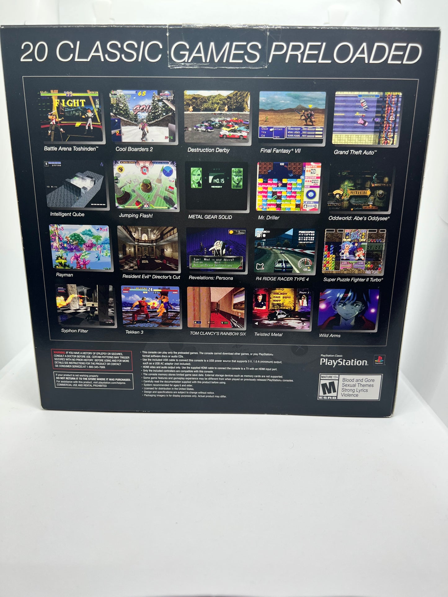 Sony PlayStation Classic Mini 2018 Edition Video Game Console PS1 New