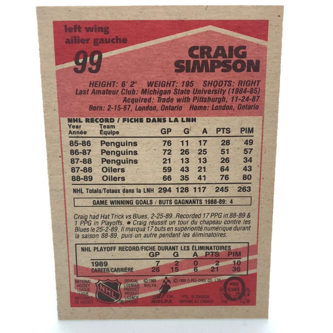 Craig Simpson #99