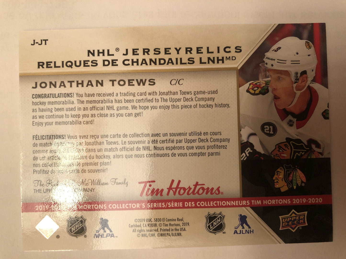 Jonathan Toews