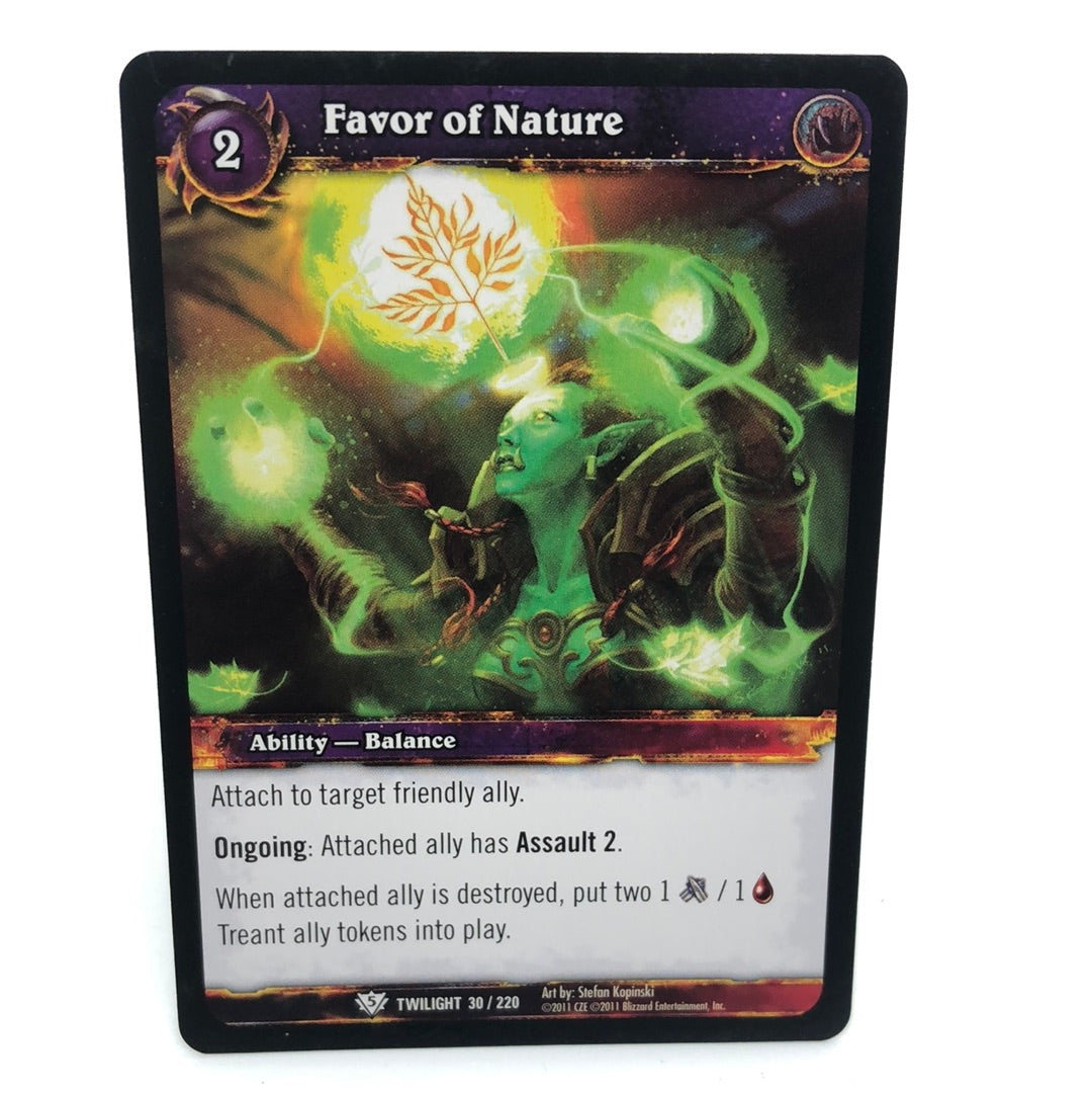 Favor of Nature